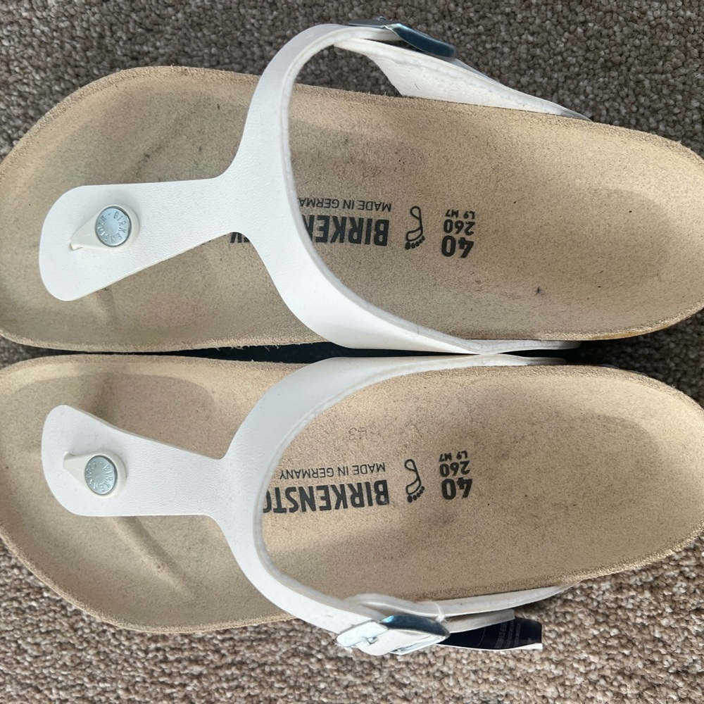 New White Birkenstock Gizeh